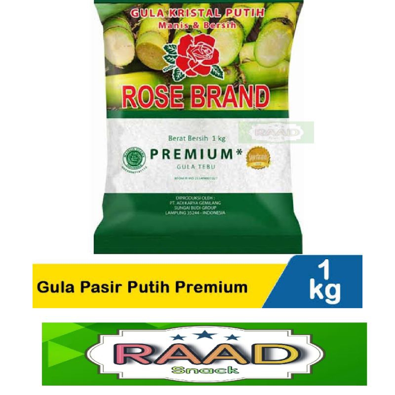 

Gula Rose Brand 1kg Gula Pasir Premium