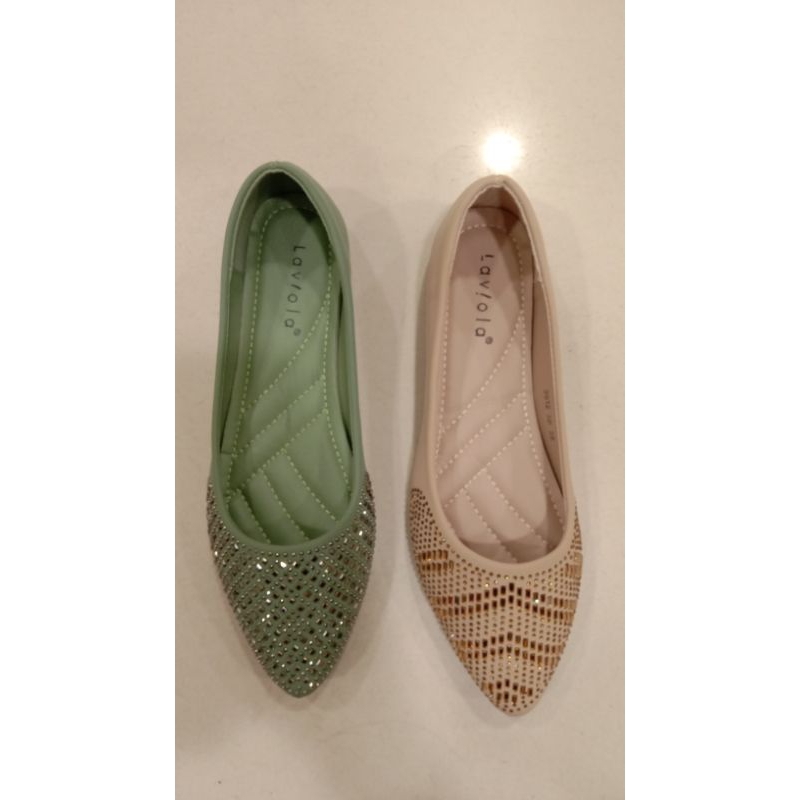 PROMO LAVIOLA FLAT SHOES RINGAN LENTUR || SEPATU FLAT WANITA LENTUR ELASTIS ANTI SLIP ANTI LICIN PRO