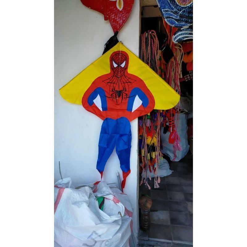 layangan kain karakter/layangan hias/layangan Superman