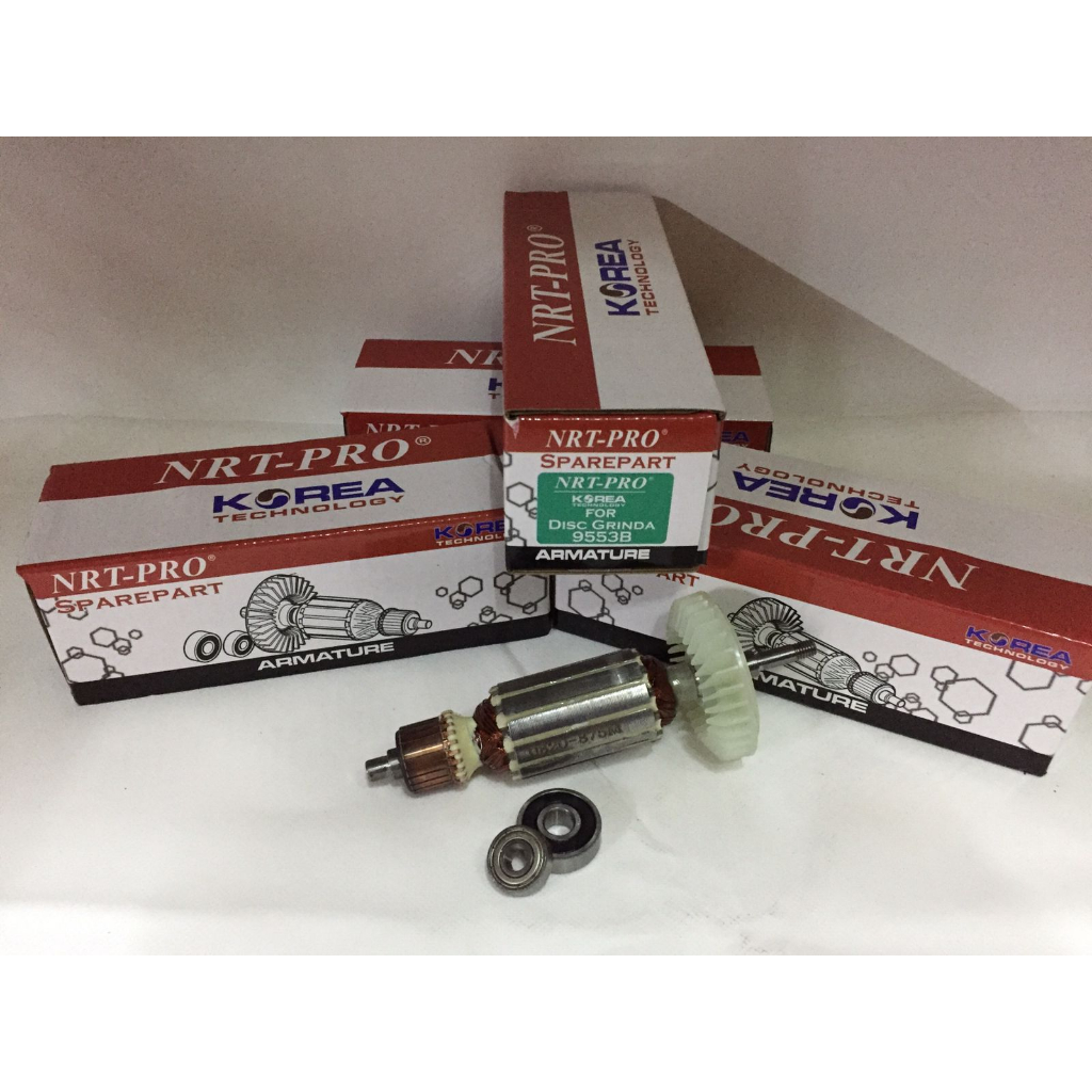 NRT PRO Armature 9553B Angker Rotor Gerinda Mod. Makita 9553 B