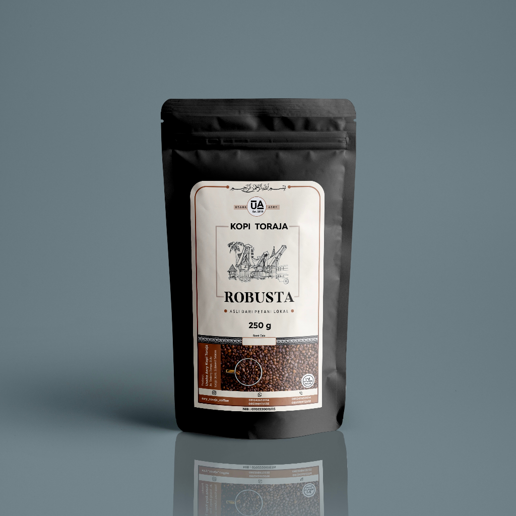 

Kopi Robusta Toraja 500gr