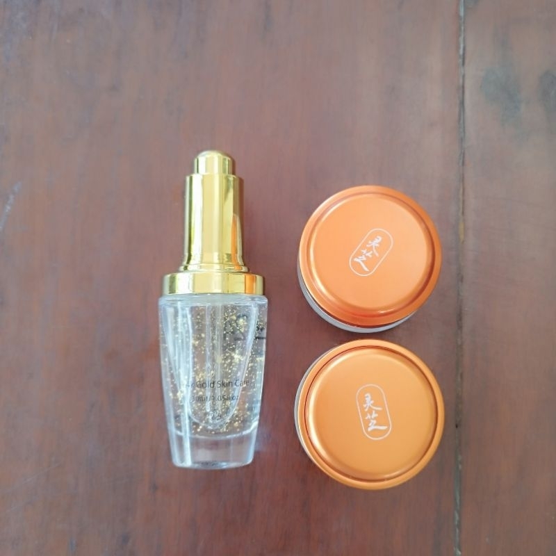 CORDYCEPS yu chun mei gano ori import isi 3 (serum 24k,gano malam,gano siang)