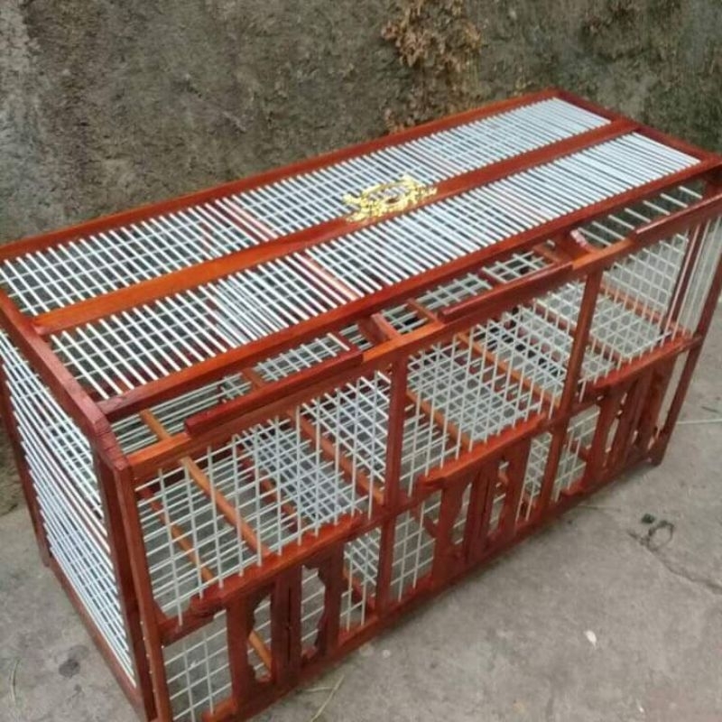 DONGDANG MERPATI 6 PINTU BAHAN JATI RUJI FIBER