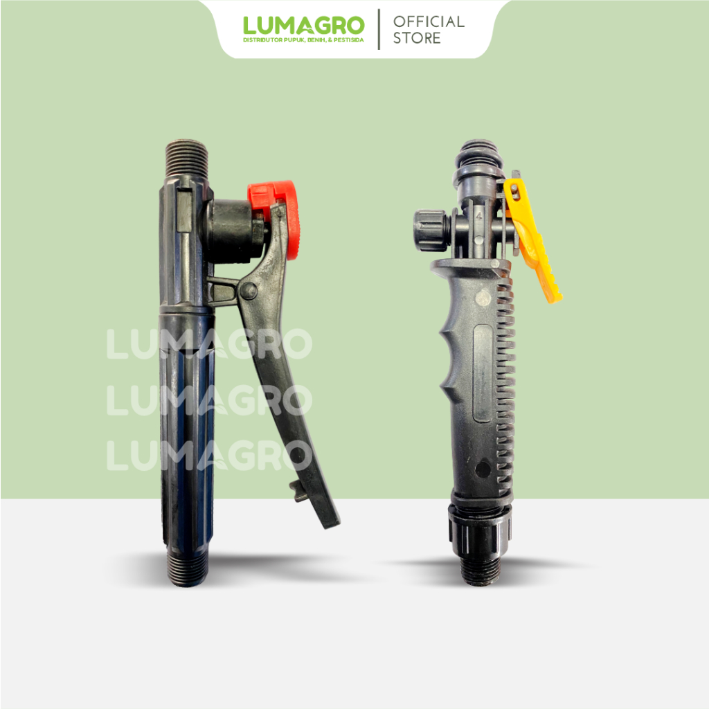 Handle Sprayer Elektrik Kran Pencet Tangki Semprot CBA Polar Yoto 14L 16L Hitam