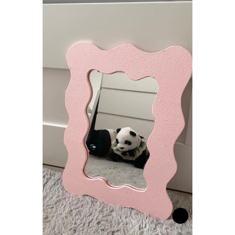 dinding standing mirror cermin aesthetic custom kaca vintage cermin souvenir mirror foam kaca rias m