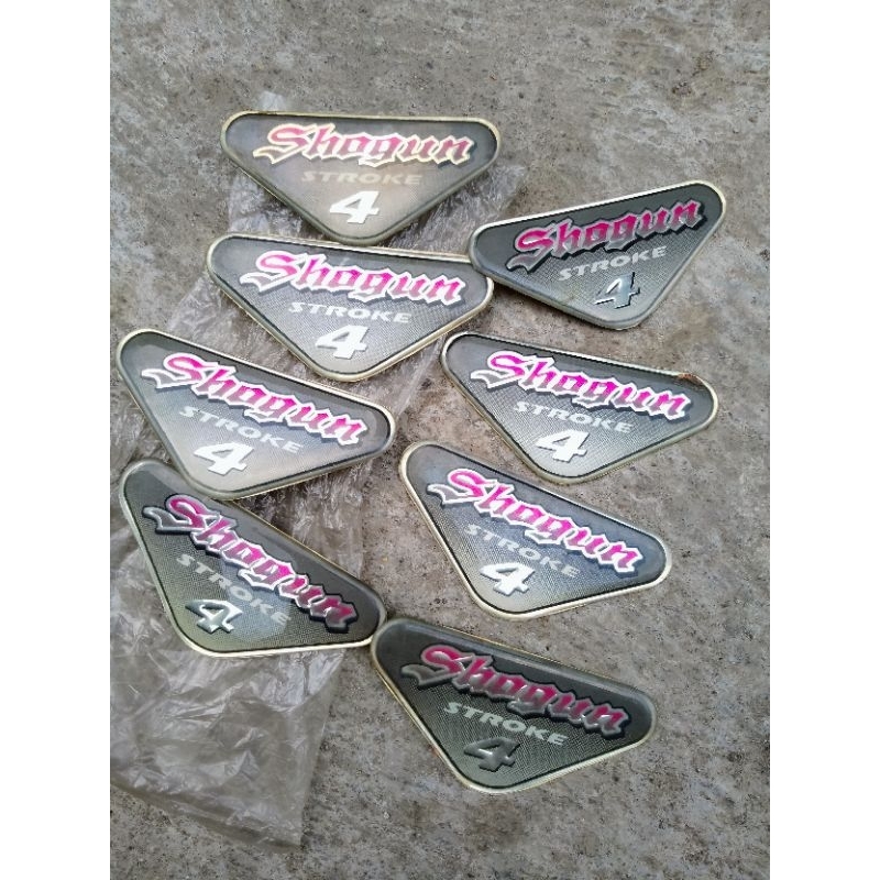 stiker emblem logo Suzuki Shogun 110 Shogun kebo