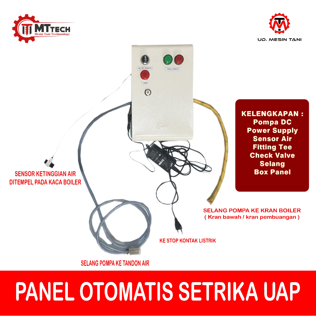 Panel Otomatis Boiler Setrika Uap