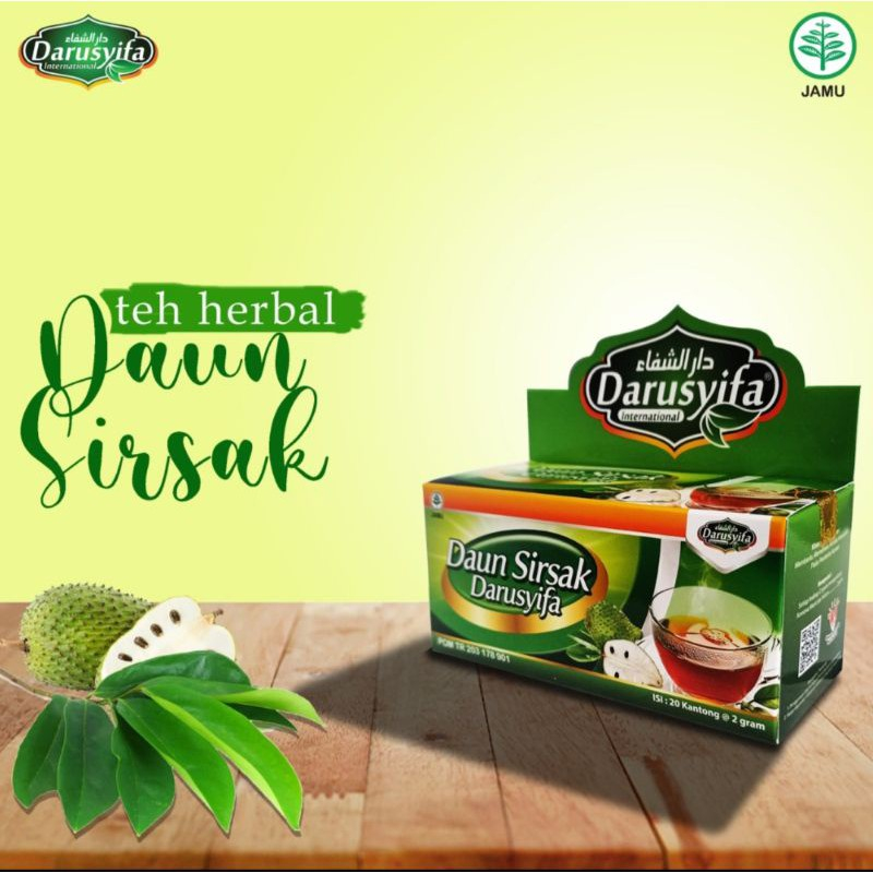 

DARUSYIFA ALAMI TEH DAUN SIRSAK 40GR