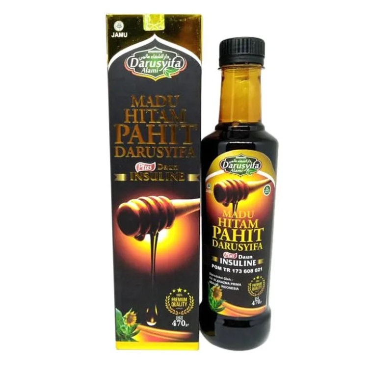 

MADU DARUSYIFA HITAM PAHIT INSULINE BTL 470ML