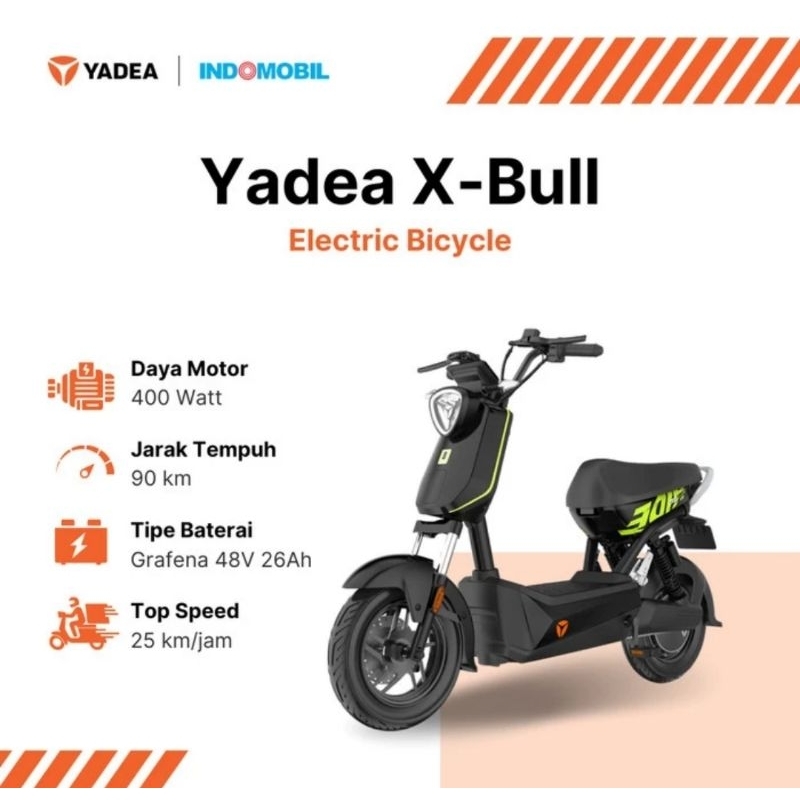 Sepeda Listrik Yadea XBull Generation