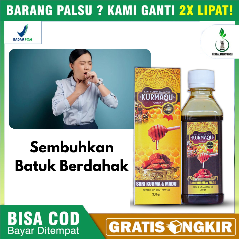 Obat Batuk Berdahak Dewasa & Anak , Batuk Godroh , Batuk Gatal , Batuk Menahun Atasi Dengan Kurmaqu 