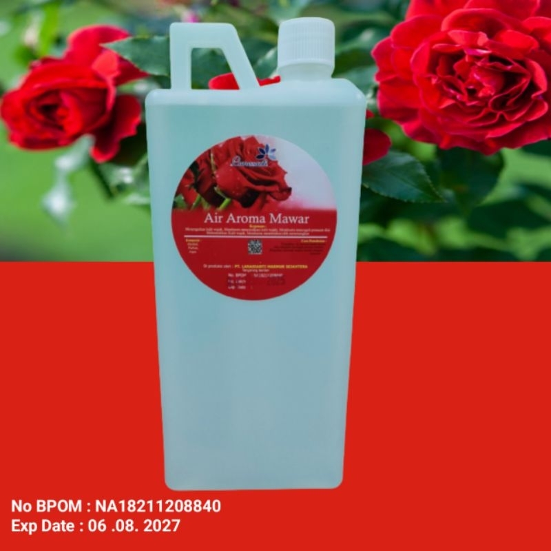 Air Mawar 1Liter Larassanti BPOM