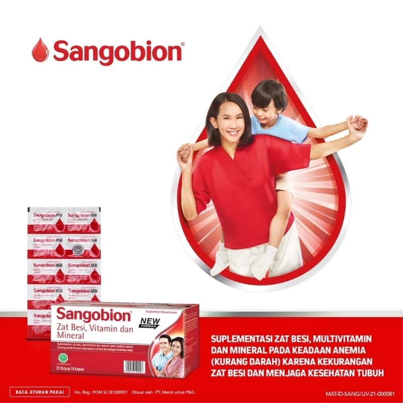 

SANGOBION 1 STRIP 10 kapsul