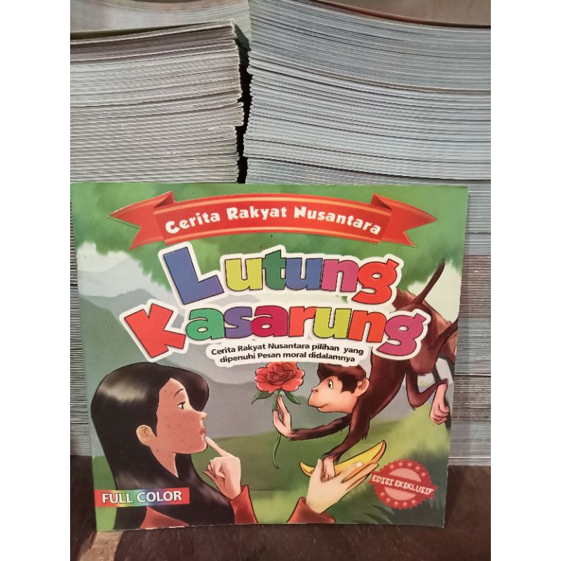 Buku Cerita Rakyat Nusantara Lutung Kasarung Billingual Full Colour