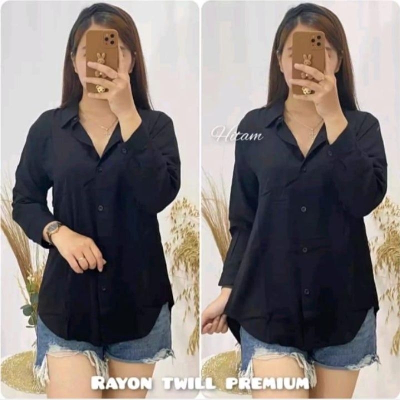 KEMEJA WANITA POLOS | ATASAN WANITA CRINKCLE | KEMEJA CRINKLE TERBARU KEKINIAN | KEMEJA TERMURAH ke