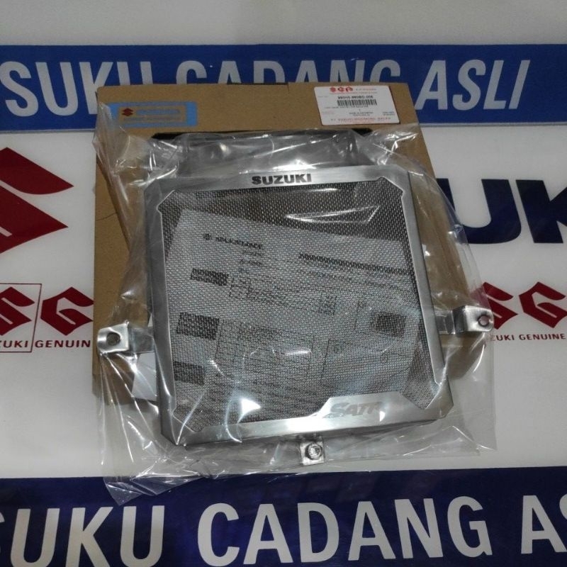 cover pelindung radiator satria Fu injeksi raider fi original SGP 990H0-990BD-008