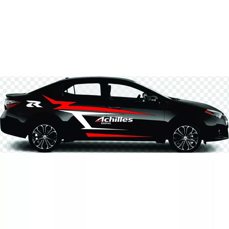 Sticker Cutting Mobil Sedan Corolla terlaris