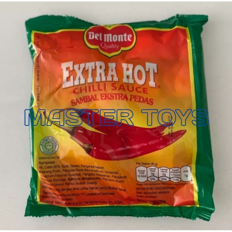 

Del Monte Saus Sambal Sachet 1 Dus Isi 20 Pack Sambal Extra Pedas