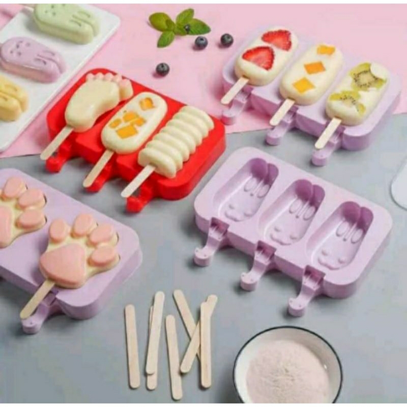 Cetakan Es Krim Silikon/Cetakan Silikon Karakter