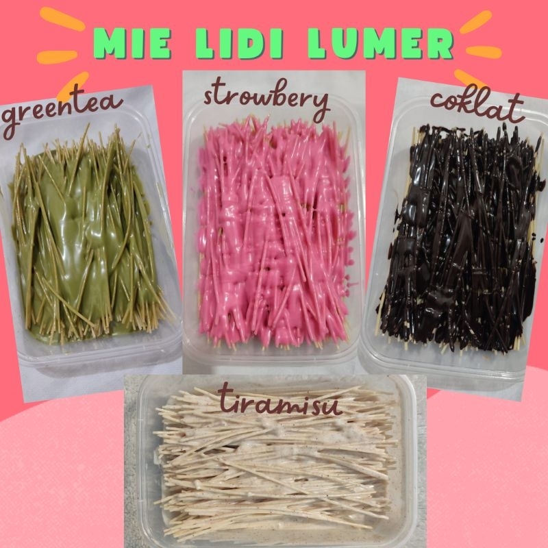 

MIE LIDI LUMER KEMASAN BOX 500ML/MIE LIDI IJUK LUMER COKLAT PREMIUM/CEMILAN MIE LIDI/MIE LIDI MANIS ENAK