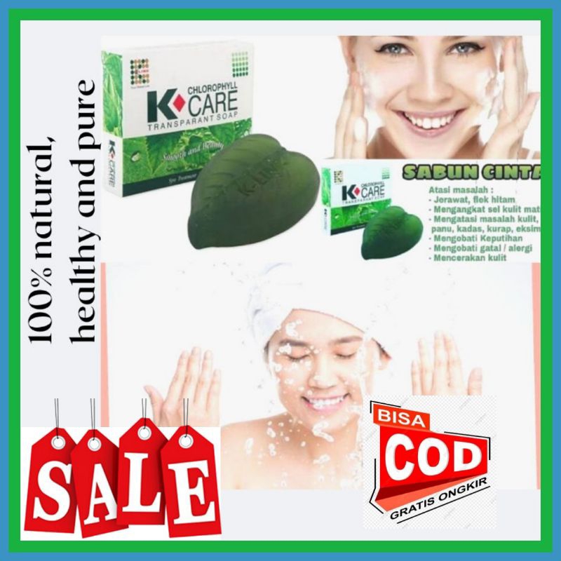 Sabun Chlorophyll// chlorophyll transparant soap