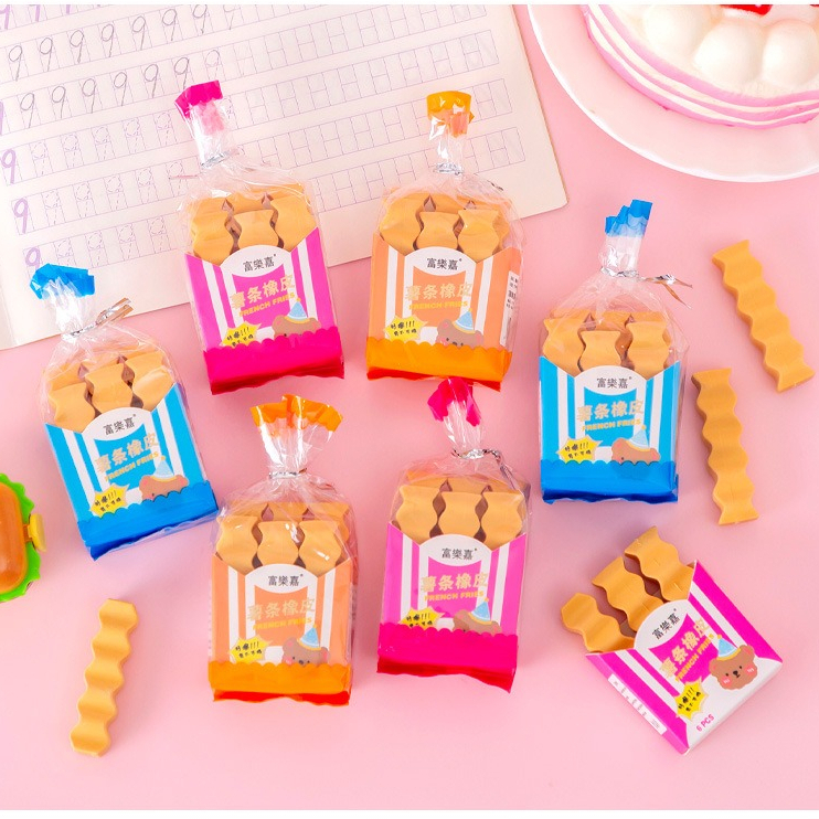 

Gannise Penghapus Bentuk French Fries Kentang Goreng Koleksi Alat Tulis GN-ST0480