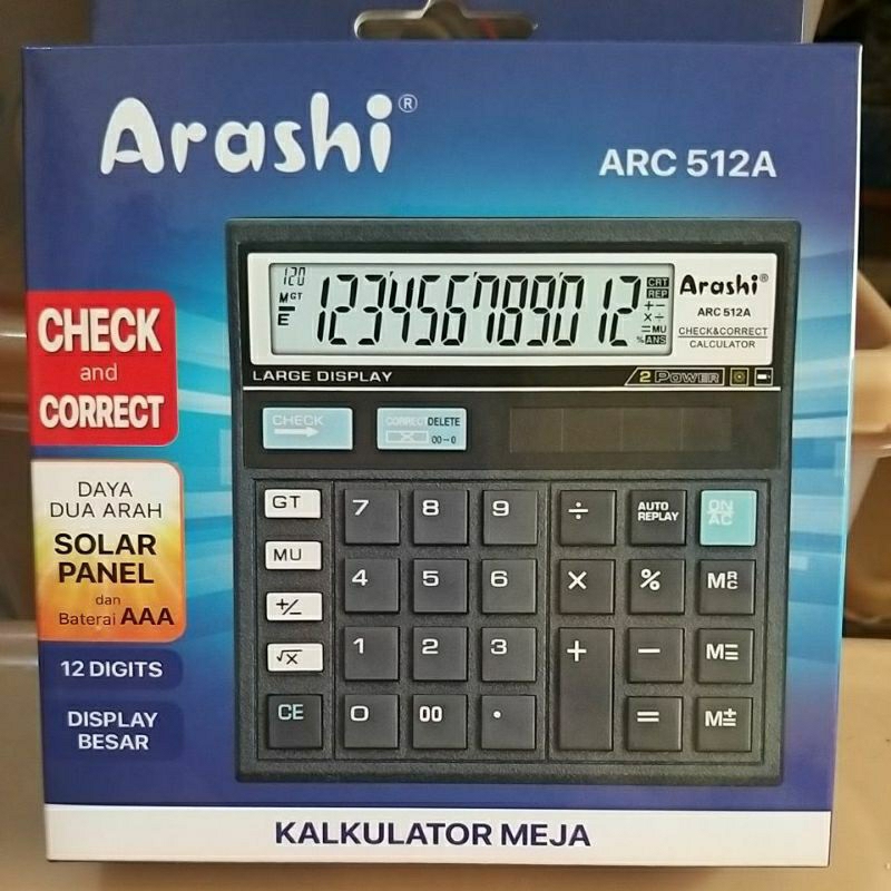 

kalkulator 12 digits arashi ARC 512A