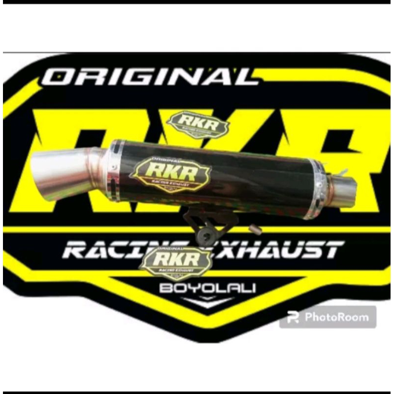 Slincer knalpot Rkr Black series Original RKR Samplong