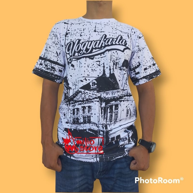 Kaos Jogja Dewasa Fullprint / Kaos Jogja Fullprint