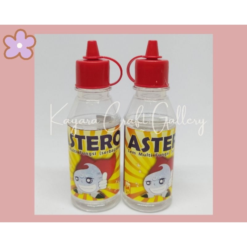 

Lem astero multi fungsi serbaguna untuk Mote manik bahan kulit mika kain dus karpet dll