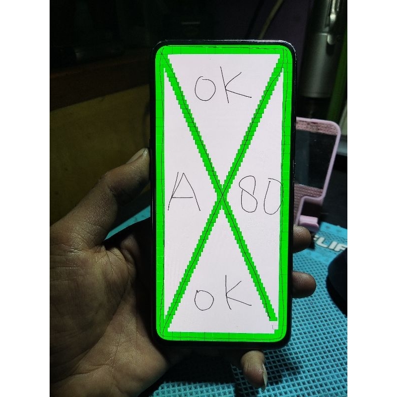 LCD SAMSUNG A80 ORIGINAL COPOTAN NORMAL TESTED