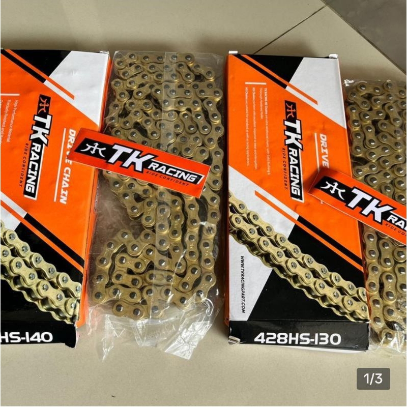 Rante TK racing Rantai TK racing 428 130 140 mata Original TK Racing