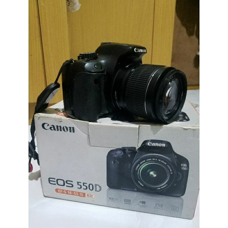 camera canon 550D second (bekas) + lensa kit