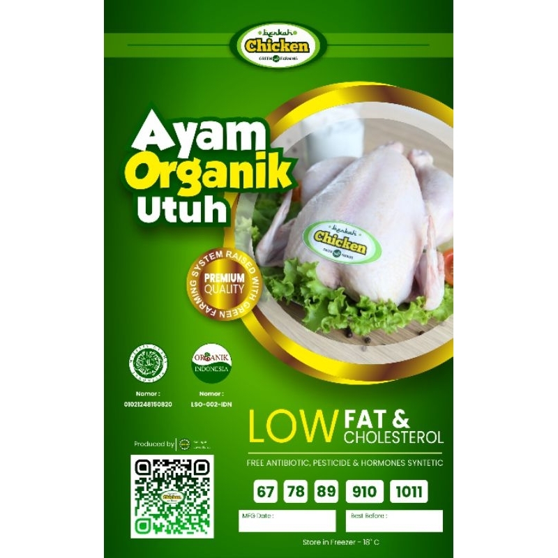 

Ayam-Utuh-Whole-Chicken-Berkah-Organik-Sehat-Halal-Frozen