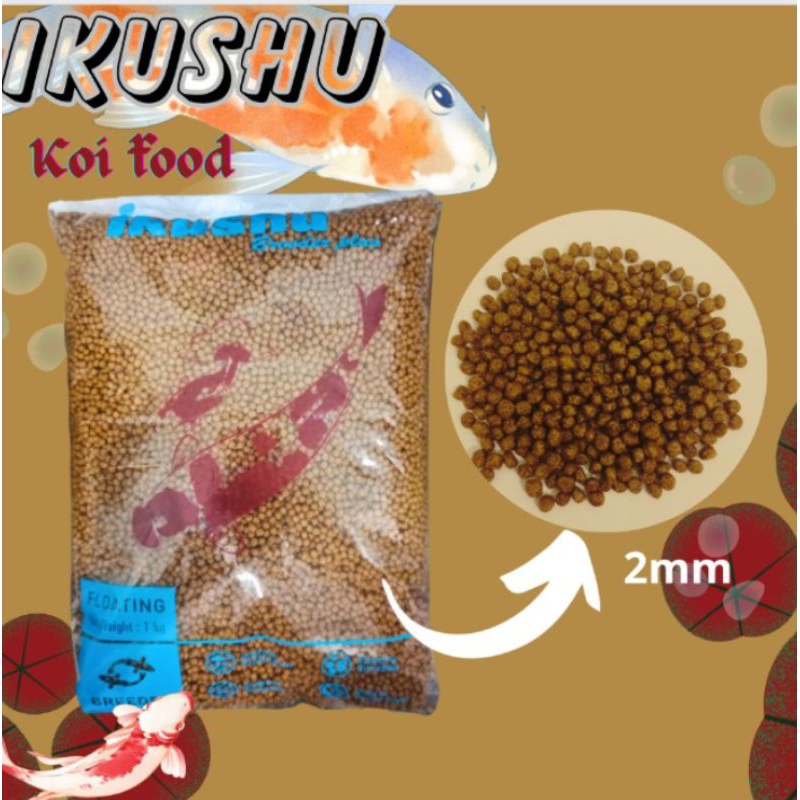 Makanan Ikan Hias Koi Koki IKUSHU 1KG