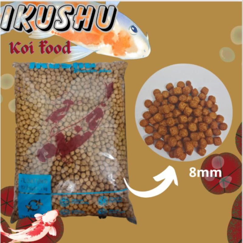 Makanan Ikan Hias Koi Koki IKUSHU 1KG