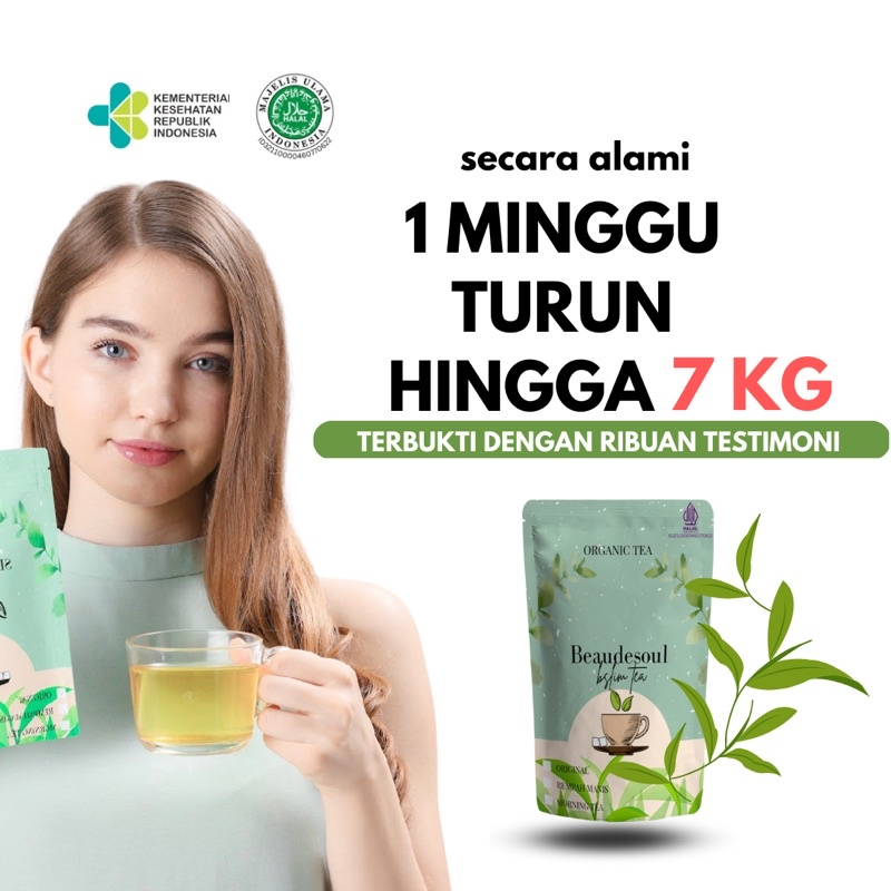 

SLIM & DETOX TEA PELANGSING TUBUH IDEAL / MINUMAN TEH / SLIM DETOX TEA BEAUDESOUL ORIGINAL