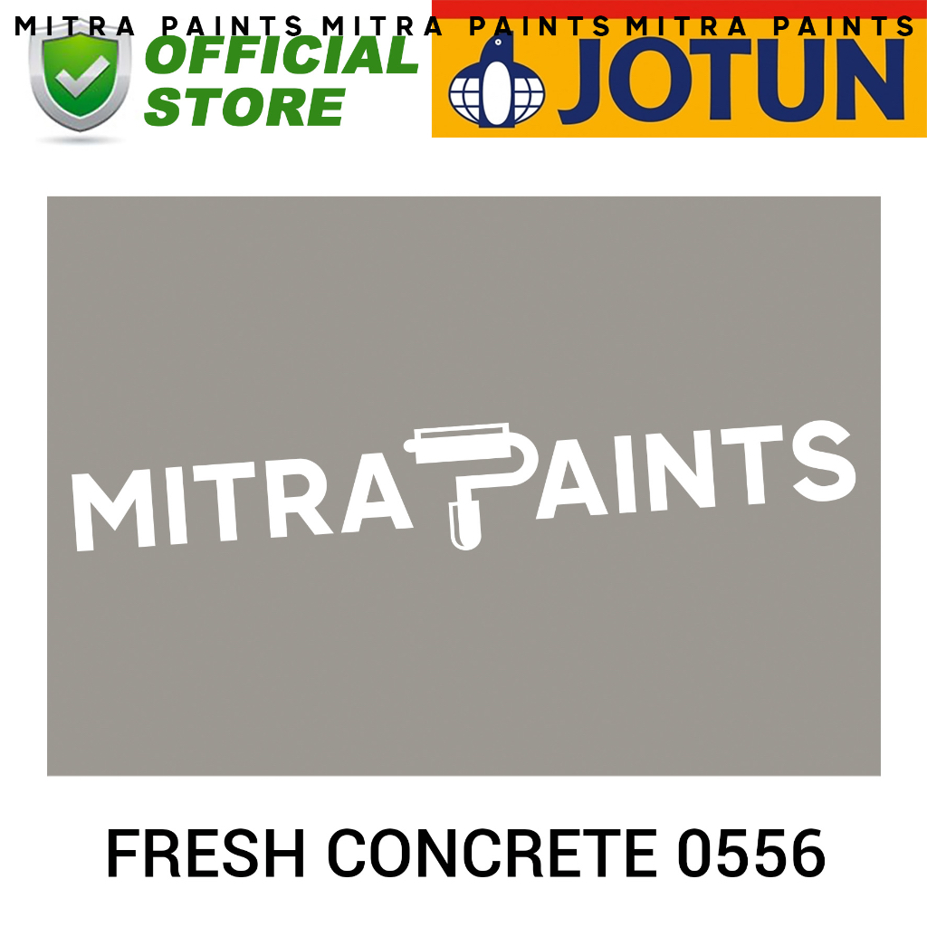 CAT TEMBOK JOTUN INTERIOR EKSTERIOR FRESH CONCRETE 0556 / ABU-ABU