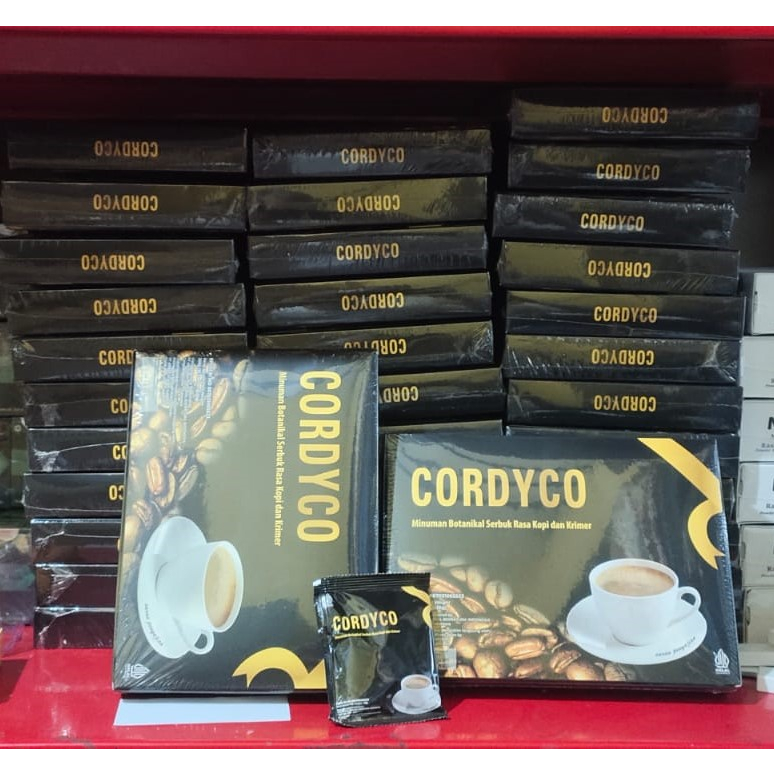 

1 BOX 10 SACHET CORDIKO / CORDYKO / KORDYCO KOPI STAMIN4 PRIA
