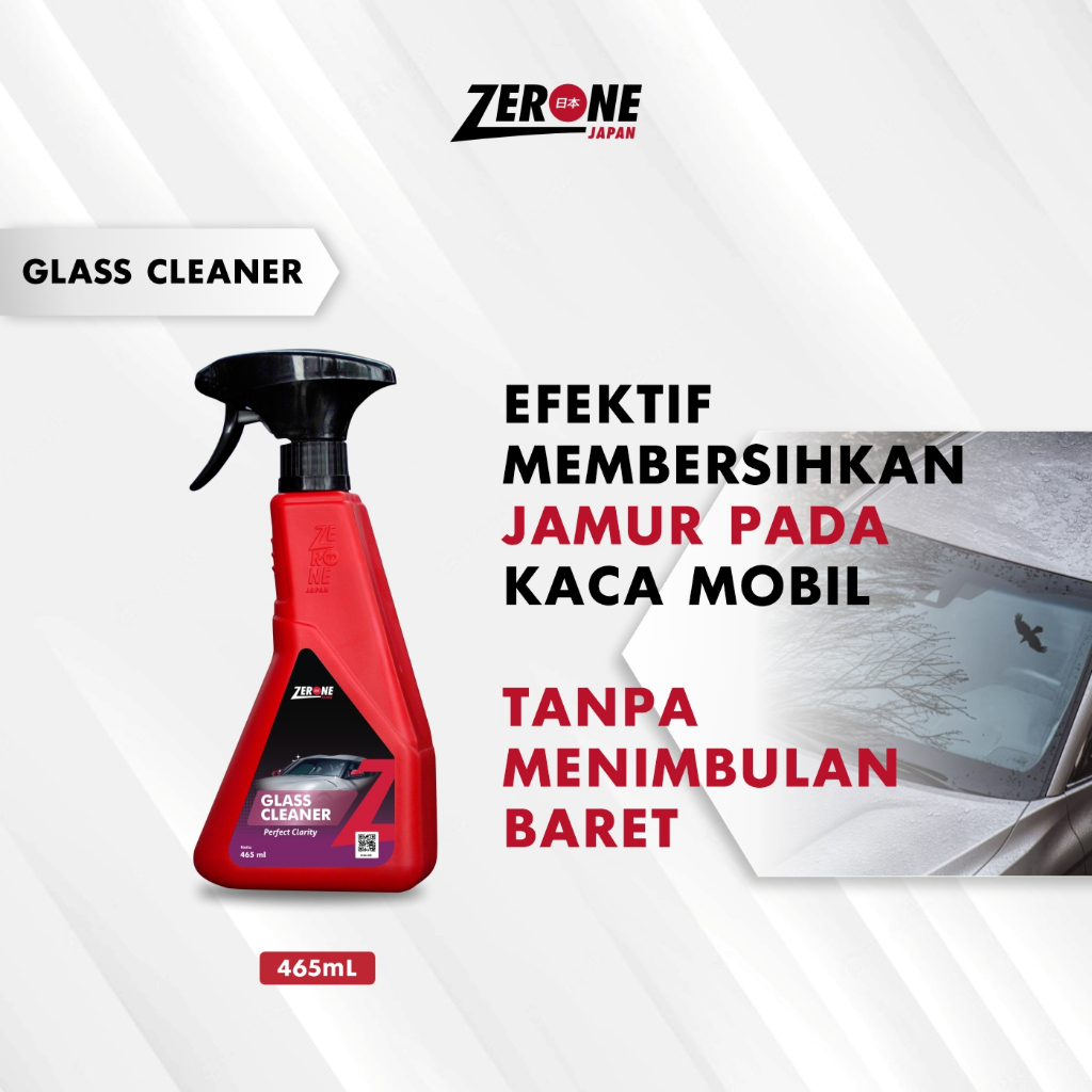 Penghilang Pembersih Jamur Kaca Mobil Zerone Glass Cleaner Pembersih Kaca Anti Jamur