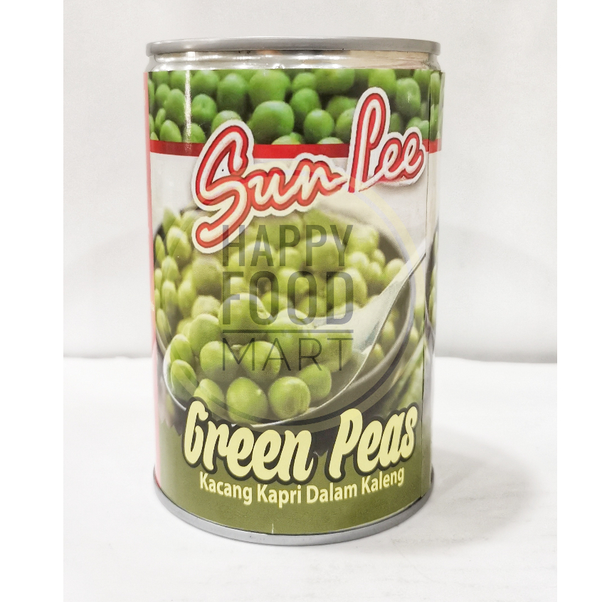 

[HALAL] SUN LEE GREEN PEAS 397G / KACANG POLONG KALENG/ KACANG KAPRI KALENG