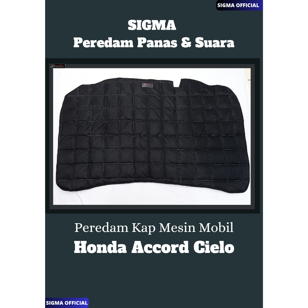 Alum Peredam panas dan suara Kap Mesin Mobil Honda Accord Cielo Tahun 1994 1995 1996 1997 1998