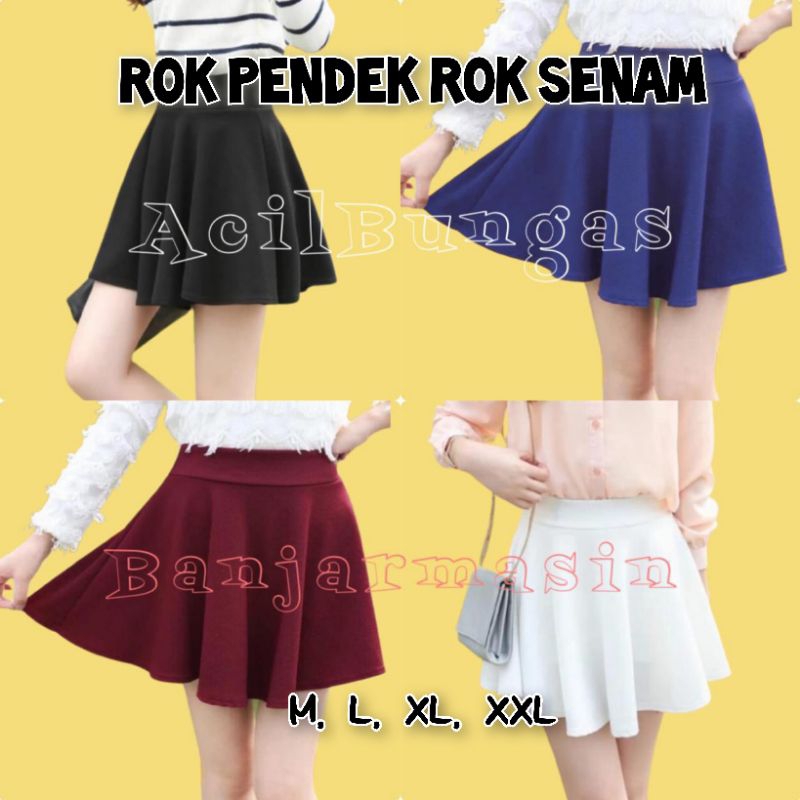 Rok pendek | Rok pendek jumbo | Rok senam | Rok Korea
