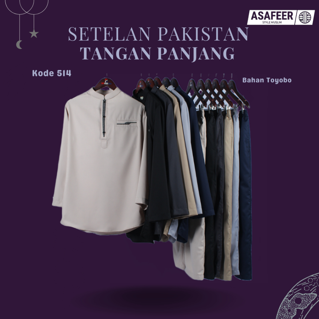 514 Setelan Koko Pakistan Dewasa Toyobo / Set Koko Muslim / Setelan Koko Kurta Benzema / Benzema Mus