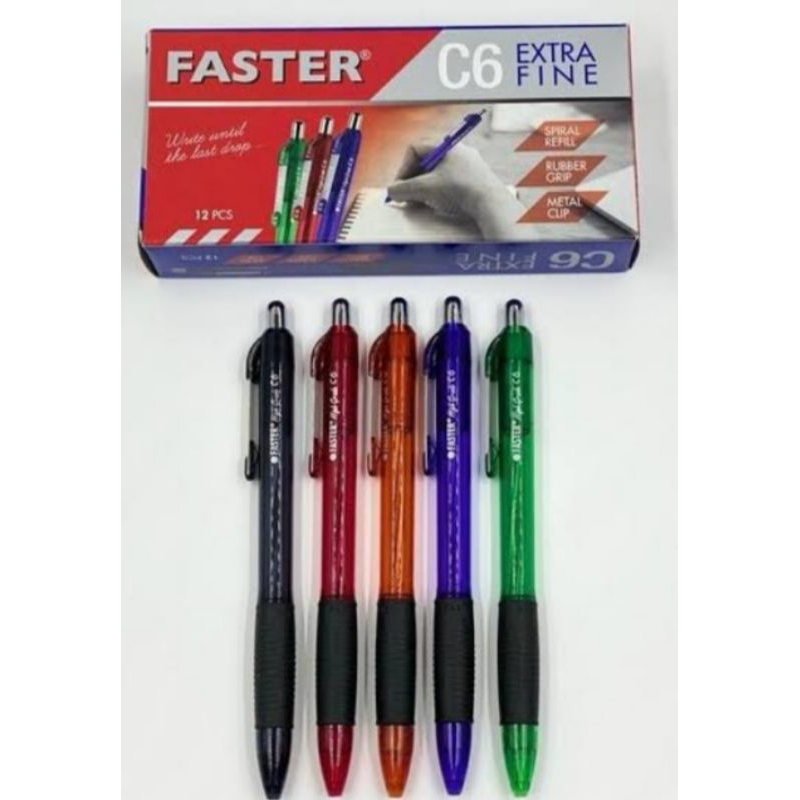 

Pulpen Faster C6 / Pulpen Cetek Cetek