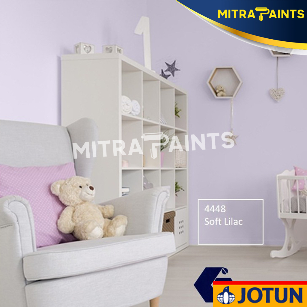 CAT TEMBOK JOTUN SOFT LILAC 4448 / UNGU MUDA / WARNA CUSTOM TINTING