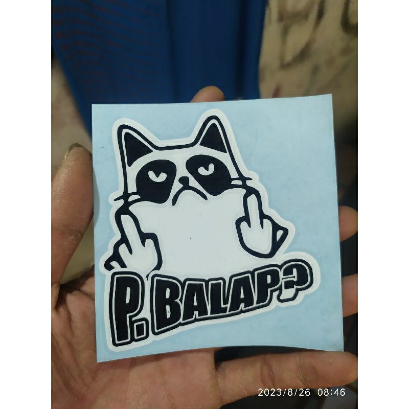 

cutthing stiker P. BALAP, stiker vural!!