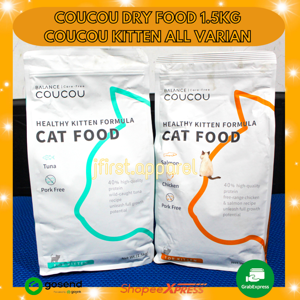 MAKANAN KUCING COUCOU KITTEN DRY FOOD 1.5kg | Coucou Dry 1.5kg