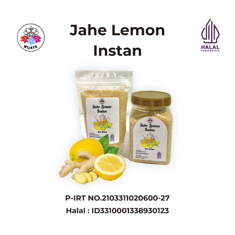 

Jahe Lemon Instan | Wedang Tradisional | 100 gram & 235 gram