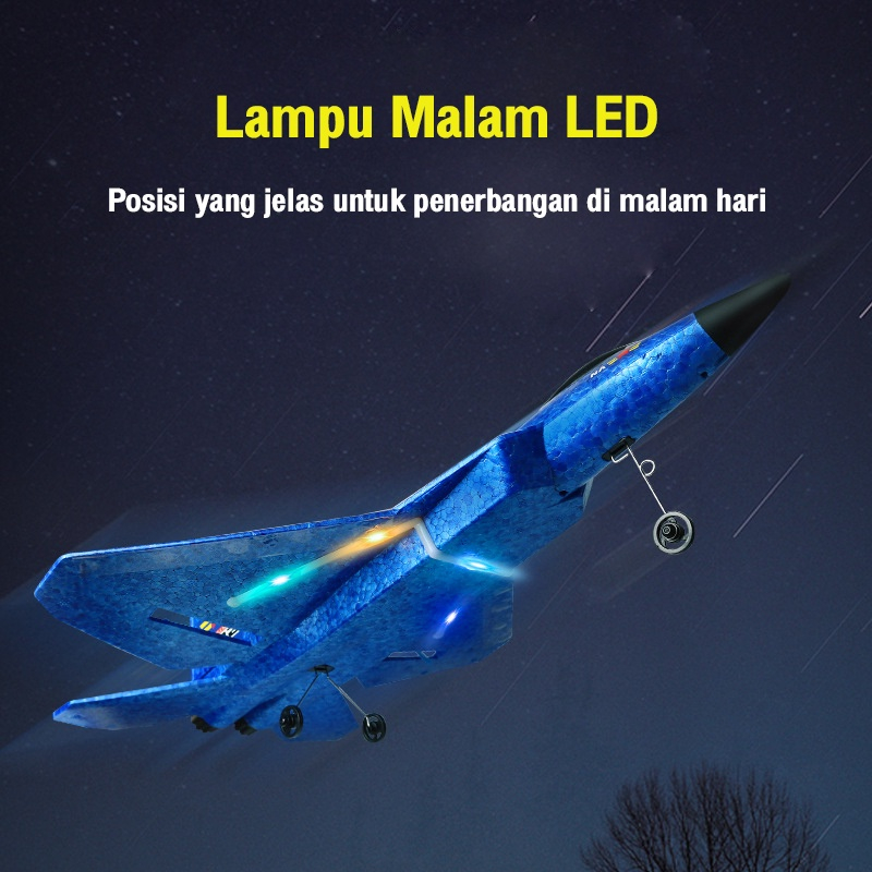 KiKiTOY Pesawat Remote Control Pesawat RC Mainan Pesawat Terbang Pesawat Remote Control Terbang